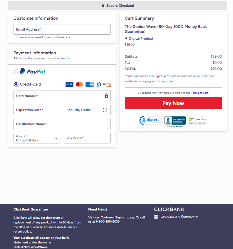online checkout for survival preparedness guide purchase